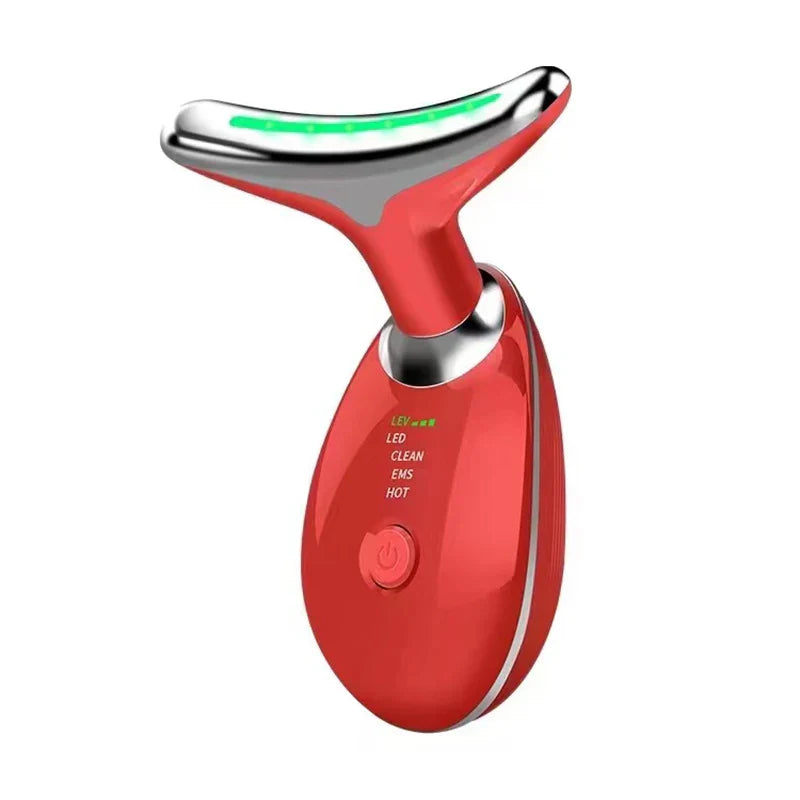 Masseur de Cou LED - Appareil Lifting Visage 3 Modes Raffermissant Anti-Rides - SHOP VELUMIA