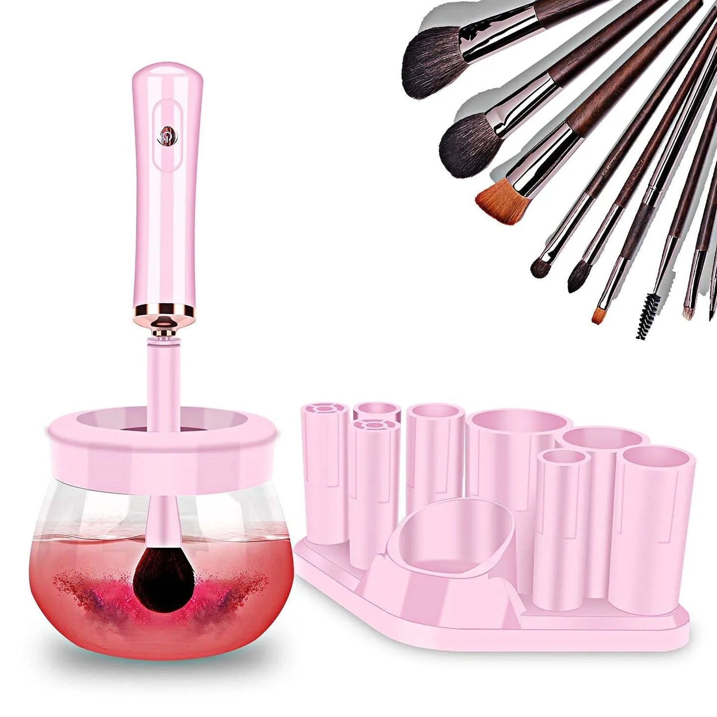 Nettoyeur de Pinceaux Maquillage Électrique - Lavage et Séchage Rapide - SHOP VELUMIA