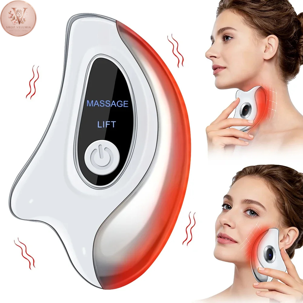 Masseur Facial Électrique Chauffant – Lifting & Raffermissement - SHOP VELUMIA