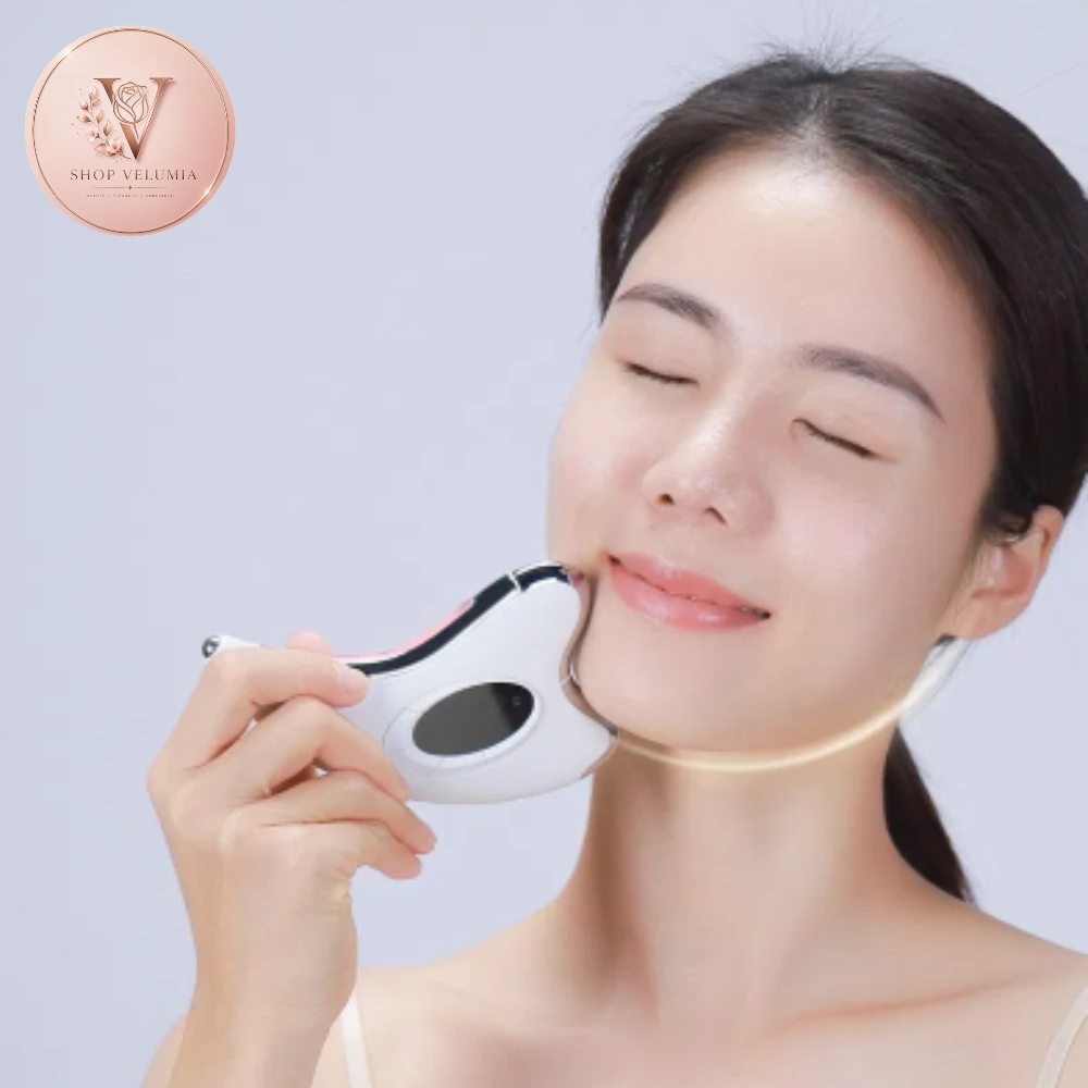 Masseur Facial Électrique Chauffant – Lifting & Raffermissement - SHOP VELUMIA