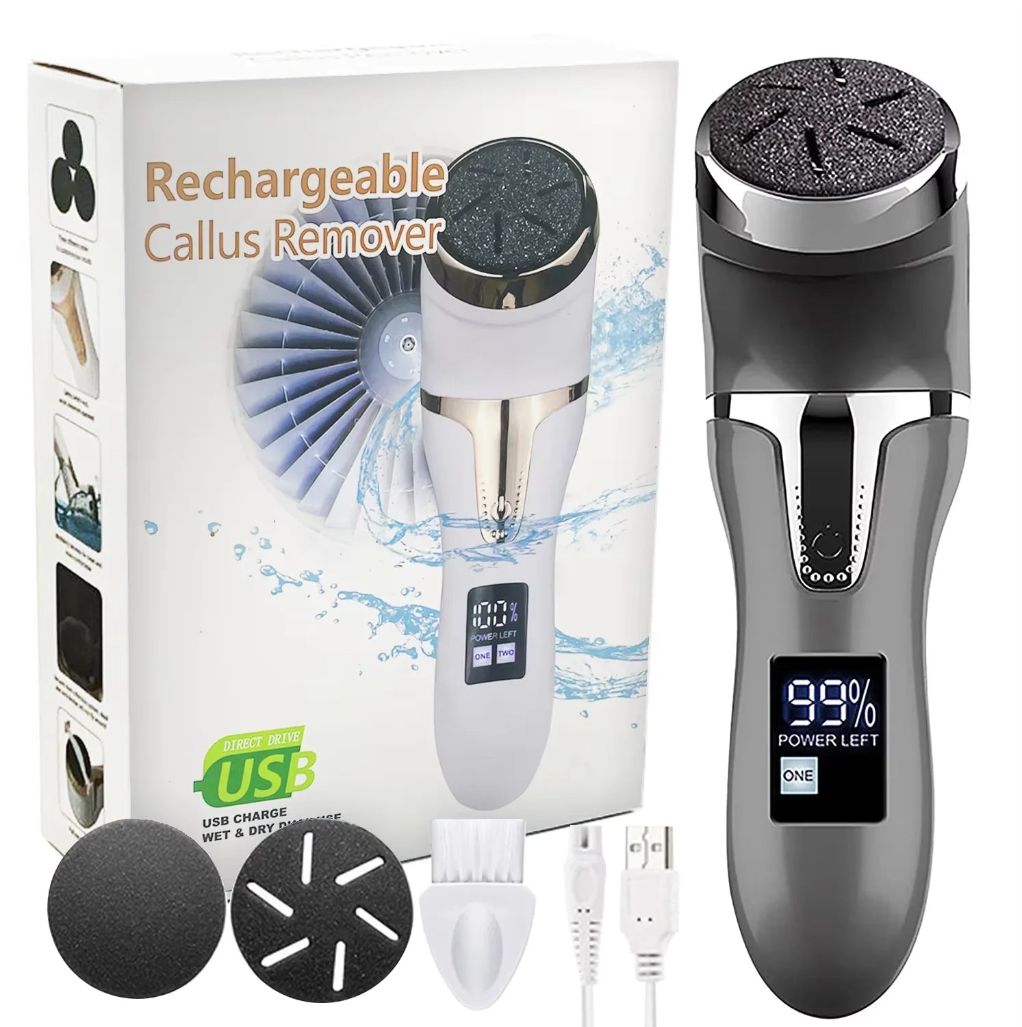 Machine de Pédicure Électrique Dissolvant de Callosités - SHOP VELUMIA