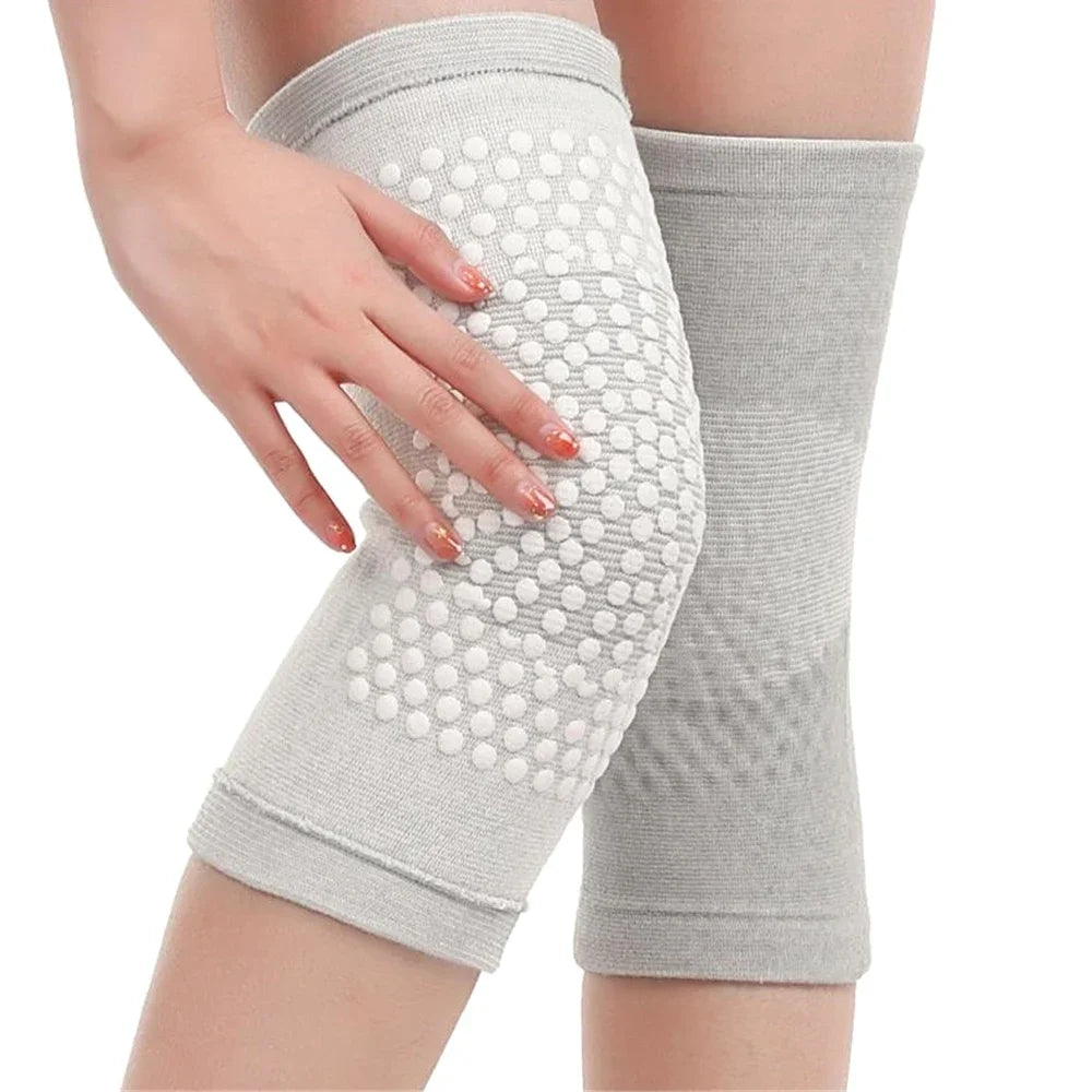 Genouillères Auto-Chauffantes Tourmaline – Manchon Infrarouge Lointain (2 Pièces) - SHOP VELUMIA