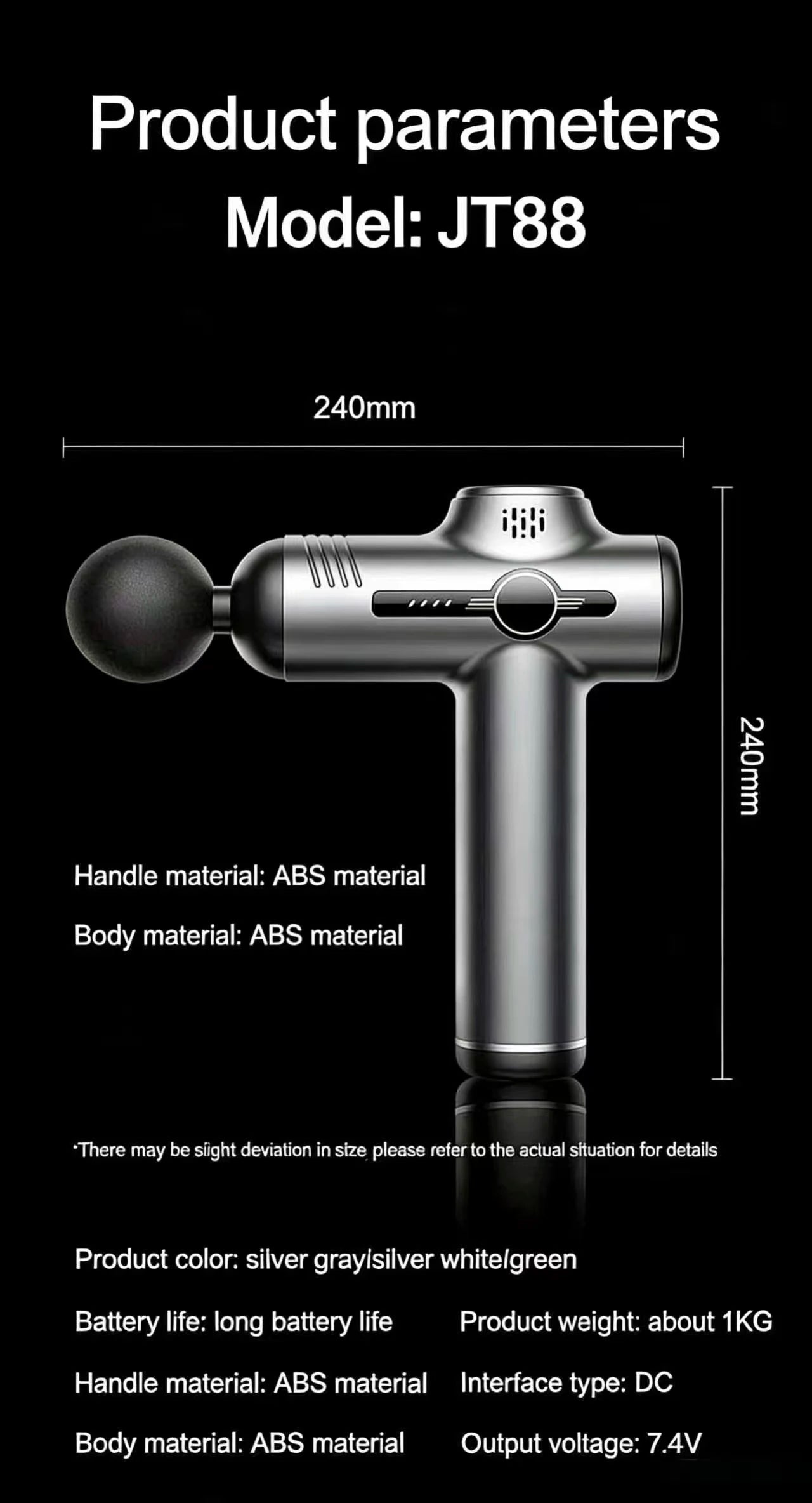 Pistolet de Massage Électrique 99 Vitesses - SHOP VELUMIA