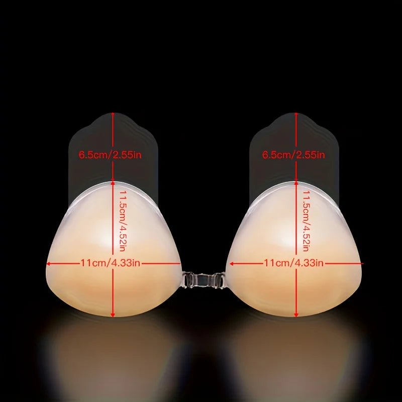 Cache-Tétons Invisibles en Silicone Push-Up - SHOP VELUMIA