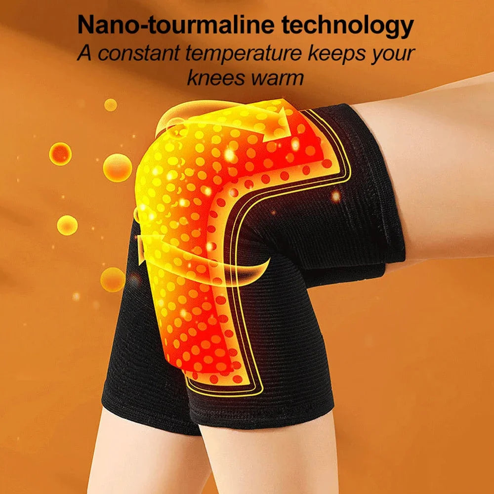 Genouillères Auto-Chauffantes Tourmaline – Manchon Infrarouge Lointain (2 Pièces) - SHOP VELUMIA