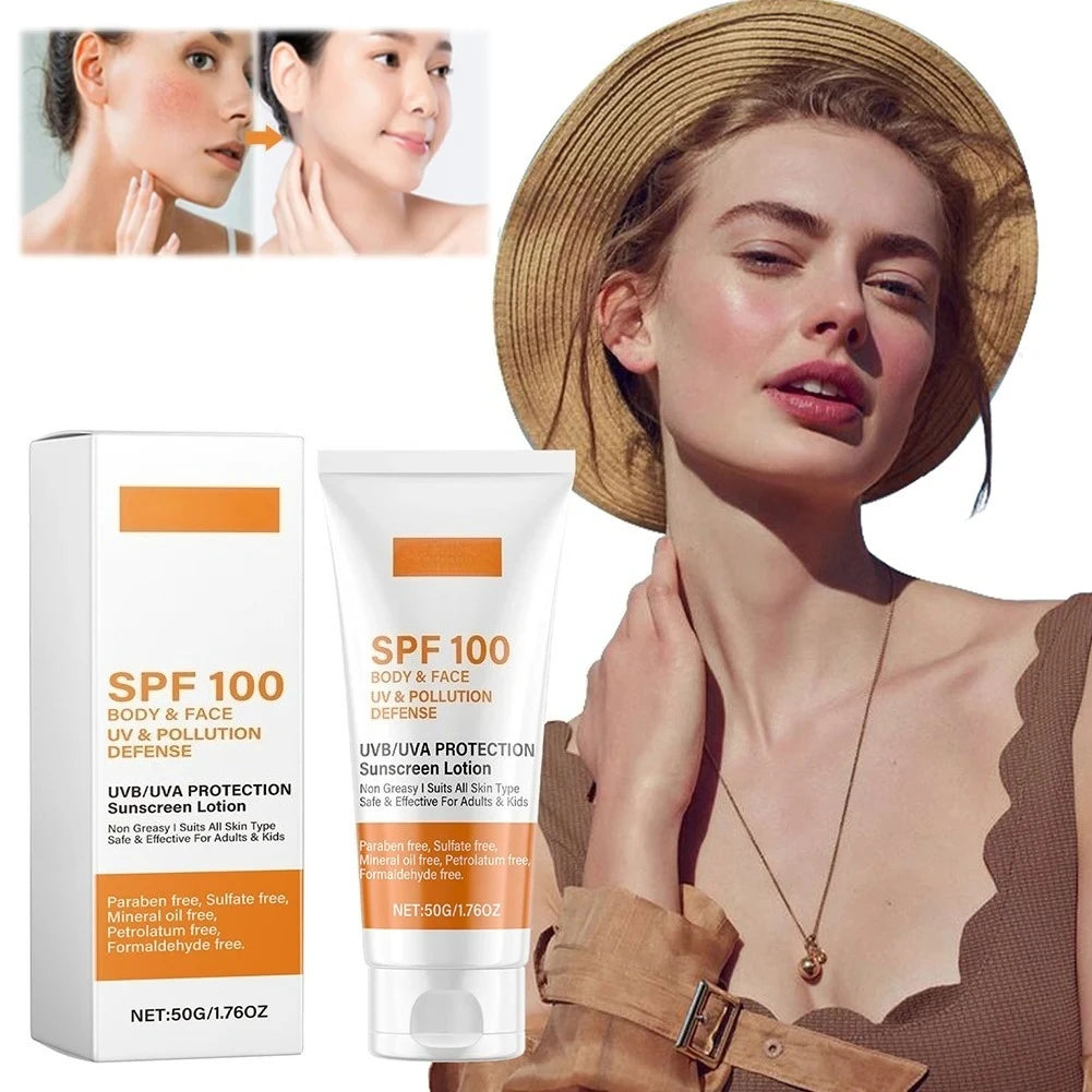 Crème Solaire SPF 100+ Visage & Corps – Velumia