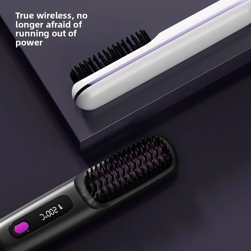 Brosse Lissante Sans Fil à Ions Négatifs - SHOP VELUMIA
