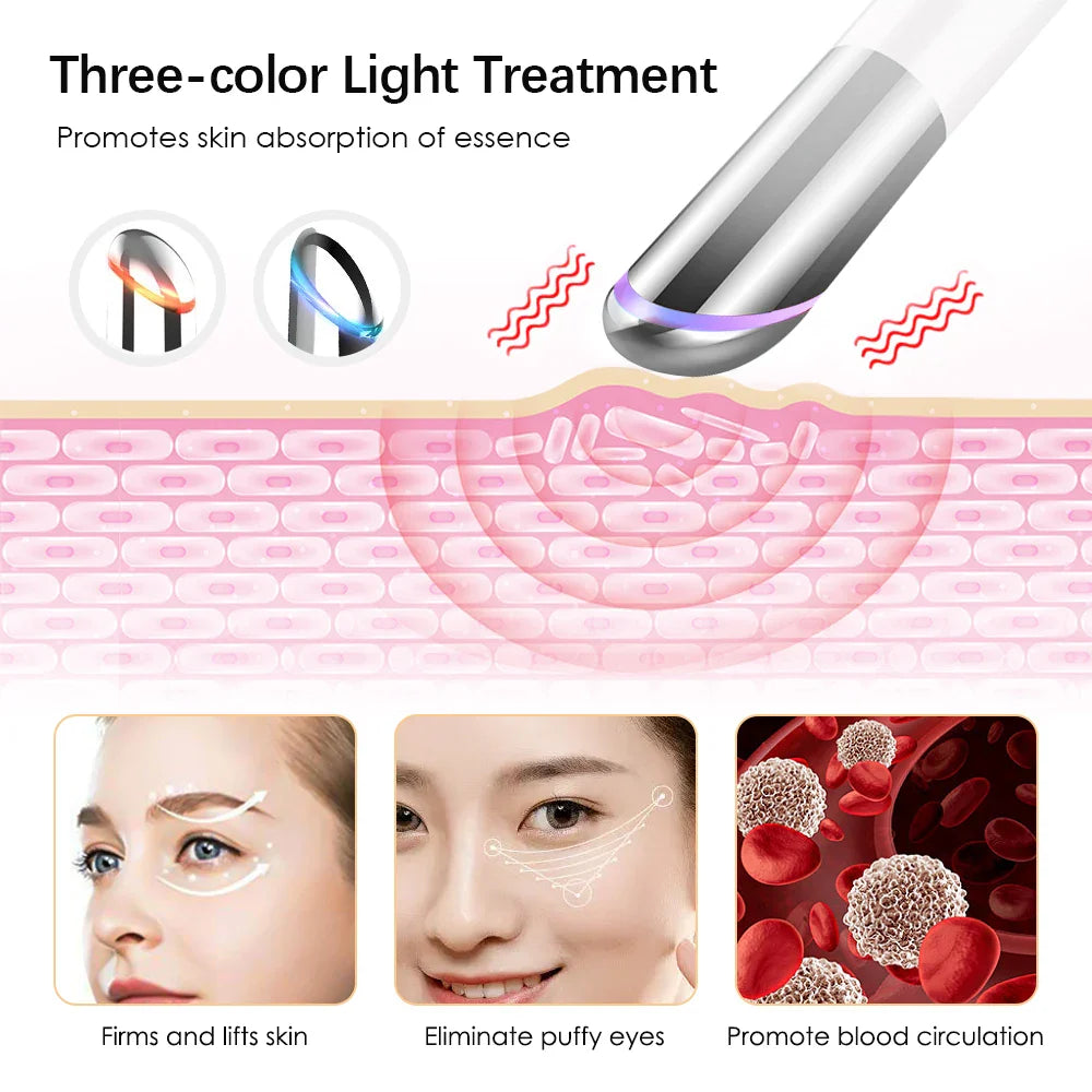 Masseur Oculaire IPL Anti Cernes et Poches avec Base Désinfectante - SHOP VELUMIA