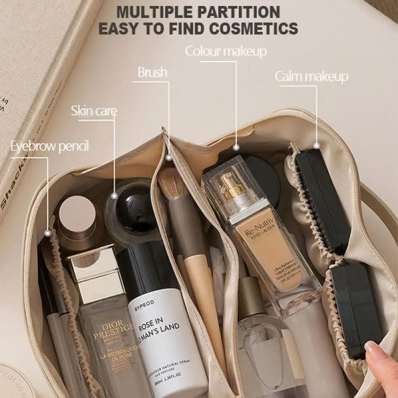 Trousse de Maquillage de Voyage – Grande Capacité - SHOP VELUMIA