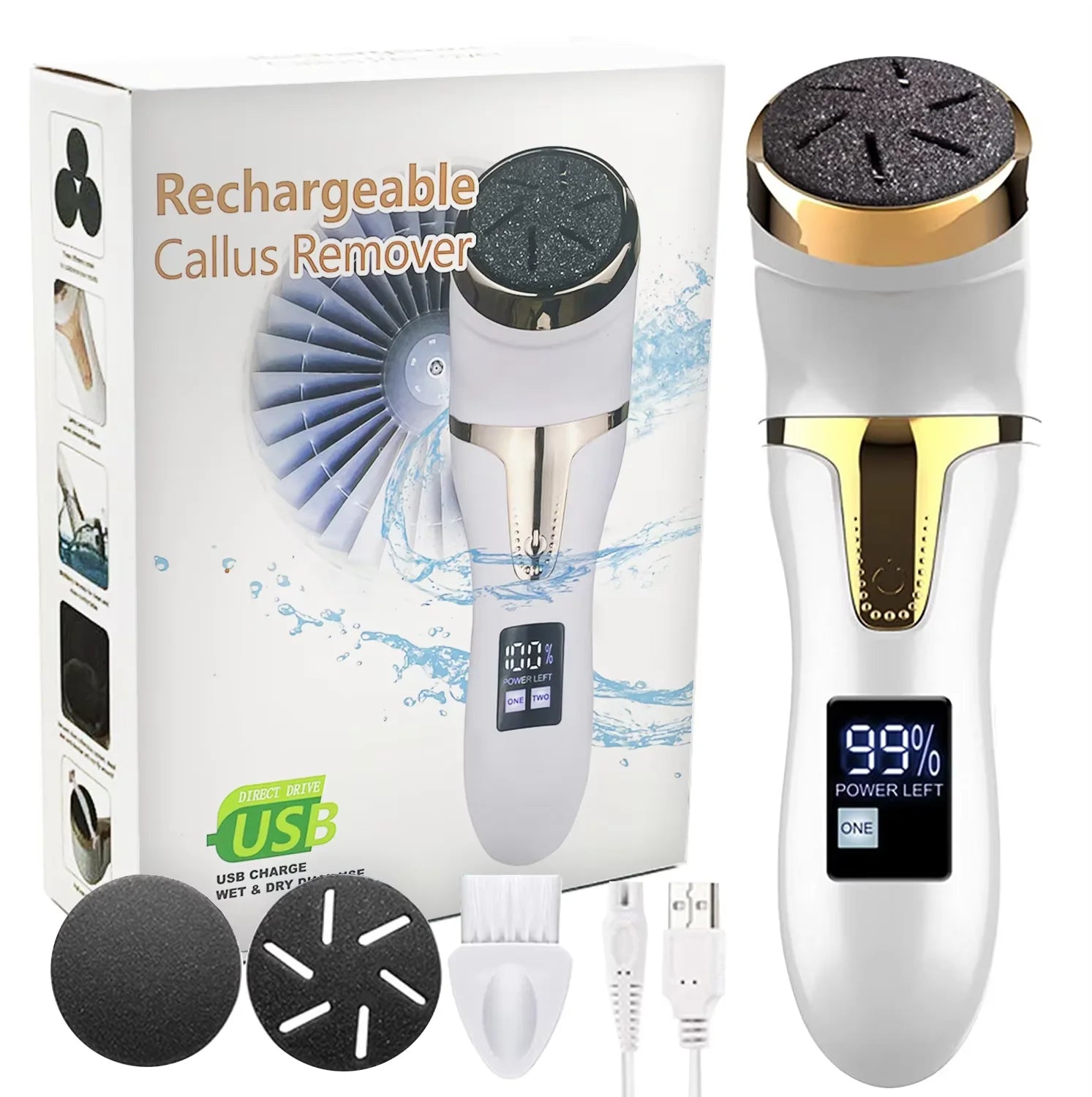 Machine de Pédicure Électrique Dissolvant de Callosités - SHOP VELUMIA