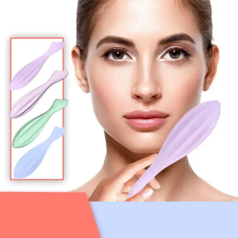 Rouleau de Massage Facial en Silicone pour Soin et Drainage - SHOP VELUMIA