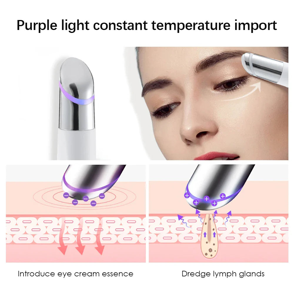 Masseur Oculaire IPL Anti Cernes et Poches avec Base Désinfectante - SHOP VELUMIA