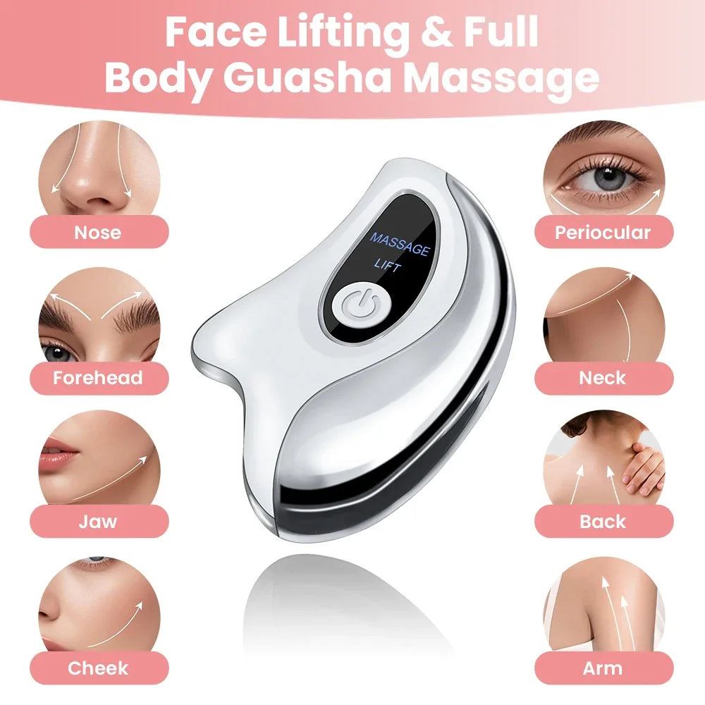 Masseur Facial Électrique Chauffant – Lifting & Raffermissement - SHOP VELUMIA