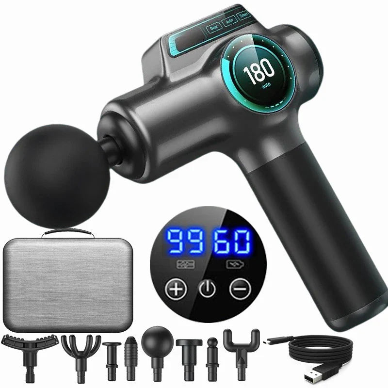 Pistolet de Massage Musculaire Professionnel 99 Vitesses - SHOP VELUMIA