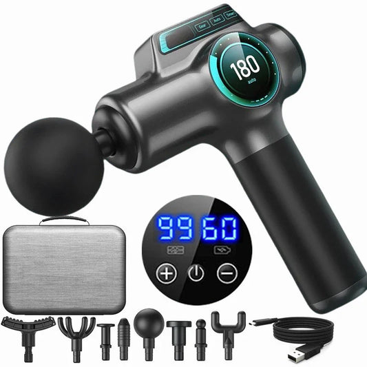 Pistolet de Massage Musculaire Professionnel 99 Vitesses - SHOP VELUMIA