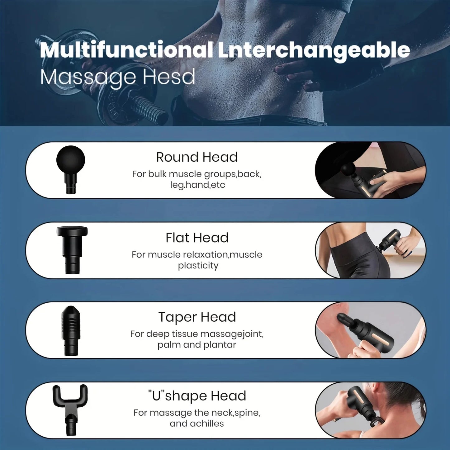 Pistolet de Massage Électrique 99 Vitesses - SHOP VELUMIA